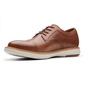 Clarks Draper Cap 26149632 Mens Brown Leather Cap Toe Oxfords
Shoes Sz 10